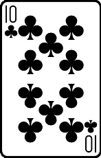 Meaning of the card Ten of Clubs in cartomancy