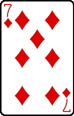 Meaning of the card Seven of Diamonds in cartomancy