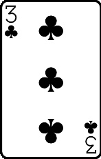 Meaning of the card Three of Clubs in cartomancy