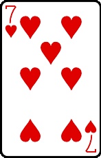 Meaning of the card Seven of Hearts in cartomancy