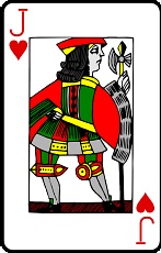 Meaning of the card Jack of Hearts in cartomancy