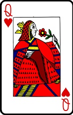 Meaning of the card Queen of Hearts in cartomancy