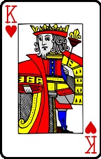 Meaning of the card King of Hearts in cartomancy