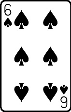 Meaning of the card Six of Spades in cartomancy