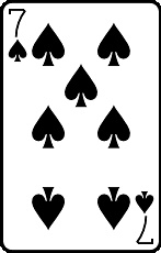 Meaning of the card Seven of Spades in cartomancy