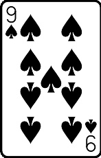 Meaning of the card Nine of Spades in cartomancy