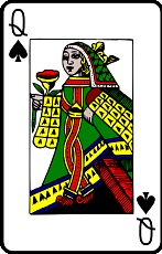 Meaning of the card Queen of Spades in cartomancy